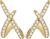 PLS BACK Women Gold Earrings