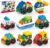 DIYBee Toddler Car Building Blocks STEM Toy, Build 8 Cars