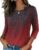 Zeagoo Boho Floral Tops Women Shirts 3/4 Sleeve Crew Neck Casual Blouse Spring Shirts Dressy Tunic S