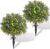 TIMBERHIDE Set of 2 Artificial Colorful Blossoms Spherical Tree