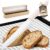 XUNWKONGG Ceramic Bread Knife and Baking Pad