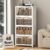 UAMFURI 192QT Lockable Storage Bins with Lids – Stackable Storage Cabinet with Doors and Wheels, Collapsible Plastic Organizer and Containers for Closets, Office, 4 Pack Cubes