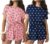 Ekouaer Womens Pajama Set –2 Pcs