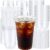KANJIE 50 Pack 16 oz Clear Plastic Cups