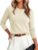 ANRABESS Long Sleeve Fitted Sweaters