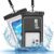 BUNGAJUNGLE Waterproof Phone Pouch 2 Pack