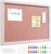 Felt Cork Board for Wall Decor, 24″ x 18″ Framed Bulletin Board for Office & Home, Decorative Pin Board with Durable Cork Surface for Notes, Photos & Reminders