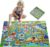 Beeqoo Jumbo Floor Puzzle for Kids Ages 3-5, Giant City Race Tracks Jigsaw Puzzles for Toddler 2-4 (60pcs 35.4×23.4 Inch Extra-Thick Cardboard), Educational Preschool Toy for 4-6 Year Old