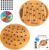 Magnetic Chess Game Set,Double Sided Hardwood Board Game with 30Pcs Magnet Balls,Develop Intelligence,Brain Exercise Magnetic Strategy Games for Kids,Teens and Adults (Style C)