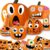 Pumpkin Decorating Kit, 24 Sheets Halloween Pumpkin Stickers Decorations | Halloween Stickers for Kids, Halloween Crafts, Party Games Activities, Party Favors Supplies Gifts, Halloween Decorations