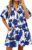 PRETTYGARDEN Puff Sleeve Mini Shirt Dress