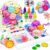 Coodoo DIY Flower Craft Kits, Magic Dyeing Florist Bouquet Maker Art Supplies Arts and Crafts for Kids Ages 4-6 4-8 8-12, STEM Montessori Toddler Kids Toys Birthday Easter Gifts for Girls Boys