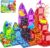 Mini Dinosaur Magnetic Tiles Travel Set for Toddlers, Magnet Toys with Case