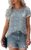 ANGASHION Womens Short Sleeve Shirt