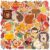 Fall Stickers,Thanksgiving Stickers for Kids,Non-Repeating Sticker for Kids | 100Pcs Stickers for Kids,Non-Repeating Waterproof Vinyl Stickers,Thanksgiving Crafts Games Toys Gifts for Classroom Home