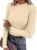 ANRABESS Long Sleeve Mock Neck Tops