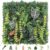 WANDERROOT 4 Pack 20″x20″Grass Wall Panels