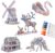 BEARUN 3D Coloring Puzzle Set, Arts and Crafts for Girls and Boys Age 6 7 8 9 10 11 12 Year Old, Fun Educational Painting Crafts Kit with Supplies for Kids, Birthday Toy Gift for Kids
