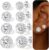 FANDY Women 4 Pairs Silver Stud Earrings