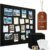 48″ *36″ Large Felt Bulletin Boards,12pack Cork Boards for Wall Decor, Classroom Office Home & Dorm Room Essentials, 60 Adhesive Tabs & 50 Pushpins (Black)