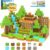 Magnetic Blocks – 100PCS Build Mine Magnet World Forest Cottage Craft Set