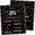First and Last Day of School Sign, Paper Back to School Board for Pre-K | 10 X 12 IN Paper Double Sided Chalkboard, Reversible and Erasable First Day of Class Board for Memories and Milestones