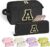YOOLIFE Initial Travel Makeup Bag Cosmetic Bag – Teen Girl Gifts Trendy Stuff Friend Birthday Gifts for Women Teen Girl Kids