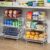 MJIMKE 3 Tire Rolling Pantry Organizers and Storage Cart on Wheels
