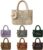 VKPOYNRO Custom Embroidered Name Crochet Tote Bag