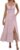ANRABESS Women Summer Casual Floral Printed Square Neck Sleeveless Straps Elastic Waist Slit Beach Vacation Maxi Dress