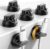 LISEN 6-Pack Rotatable Cord Holder for Nightstand