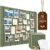 48″ *36″ Large Felt Bulletin Boards,12pack Cork Boards for Wall Decor, Classroom Office Home & Dorm Room Essentials, 60 Adhesive Tabs & 50 Pushpins (Light Green)