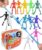 UpBrands Halloween Party Favors – 48 Stretchy Skeleton Toys – Non-Candy Goodie Bag Stuffers, Scary Mini Skeleton for Kids Ages 3+, Trick-or-Treat Supplies