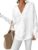 ANRABESS Women Long Sleeve Quarter Zip Pullover Fall Sweater