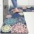 Anti-Fatigue Kitchen Mats, 2-Piece, Blue, Non-Slip | 0.4 In Thick Foam, Waterproof, Floral Design, 17.3×30 In & 17.3×47 In, Sink, Stove, Office, Laundry