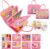 LearnToy Montessori Busy Board for Girls 3 4 5 Year | Sensory Toys for Toddlers 3-6, Ideal for Travel and Preschool – ABCs, 123s, Colors, Animals, Weather, Birthday Gifts-DE