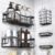 EUDELE Space-Saving Shower Caddies