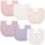 BEARMOSS 6 Pack Muslin Baby Bibs