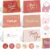 Decorably 24 Pack Foil 6x4in Rose Gold Thank You Cards with Envelopes & Stickers, 6 Elegant Designs for Friends, Loved Ones, Blank Inside – All Occasions, Wedding, Gifting, Mailing