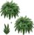 LUCEALBERI Artificial Boston Fern Bush Set of 2
