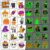 PARTYWIND Glow Halloween Tattoos 204 PCS