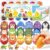 Shuttle Art Egg Crayons for Toddlers 1-3, 18 Colors Palm-Grasp Jumbo Crayons with Coloring Book, Washable & Mess-Free Art Supplies & Gifts for Boys and Girls