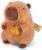 Coolable & Microwavable Capybara with Orange Stuffed Animal, Weighted Stuffed Animals Plush for Kids, Women, Girls, Lavender Scent Capybara Gifts, Get Well Soon Gift, Heated Plush for Period Cramp