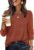 WIHOLL 3/4 Length Sleeve Tops