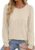 ANRABESS Long Sleeve Waffle Shirts