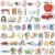 PraxiKidy 50 First Words Fridge Magnets for Toddlers,Refrigerator Magnets for Kids Baby Reading Speech Therapy Learn to Read Educational Learning Magnetic Toys for Whiteboard Preschool Homeschool