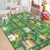 HBUFBUQ Kids Car Rug City Road Mat