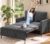 Welzona Loveseat Sleeper Sofa 47″, Convertible Sofa Bed, Corduroy Love seat