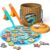 TOP BRIGHT Montessori Toddler Fishing Game – Kids Wooden Magnetic Fishing Toys Gifts for 3 Years Old Girls Boys, Fine Motor Skills for Toddler