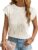 APROLIVE Womens Short Sleeve Textured Dressy Tops